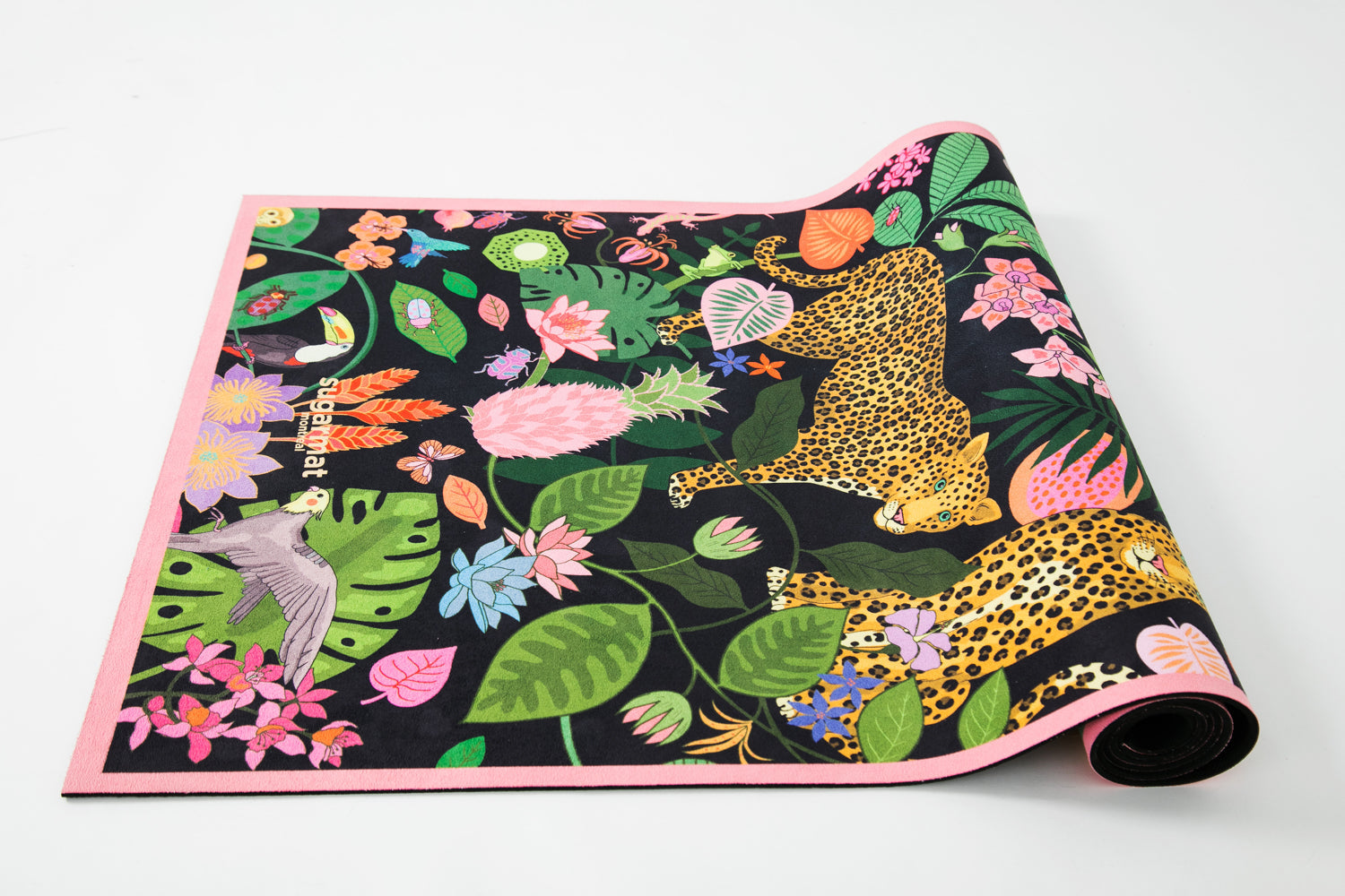 The Spotty Paradise  - Travel Suede Yoga Mat (1MM)