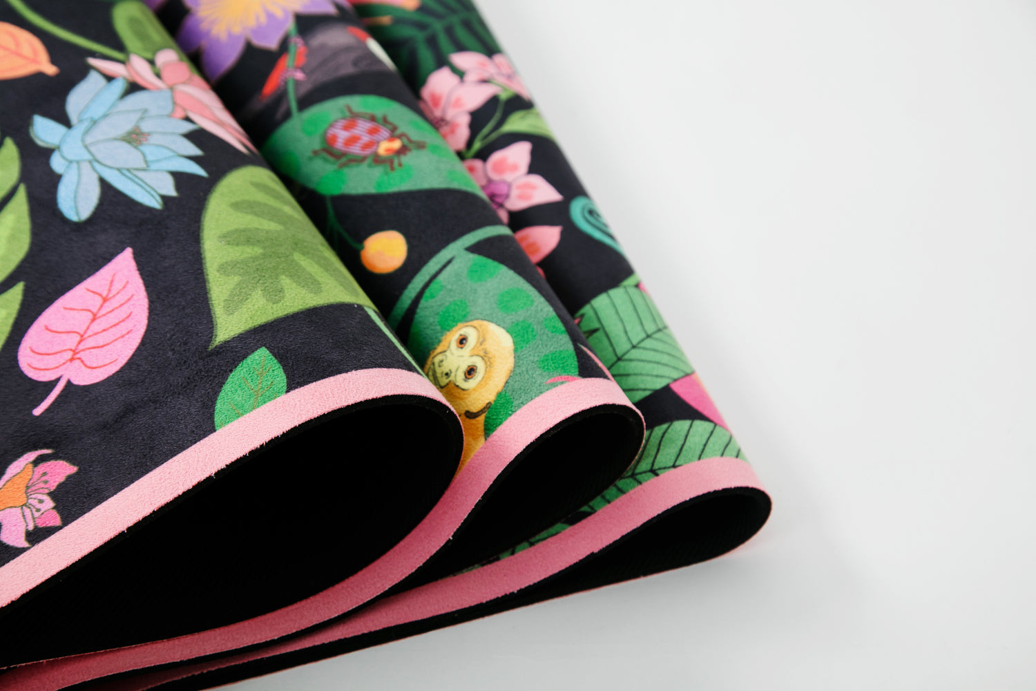 The Spotty Paradise  - Travel Suede Yoga Mat (1MM)