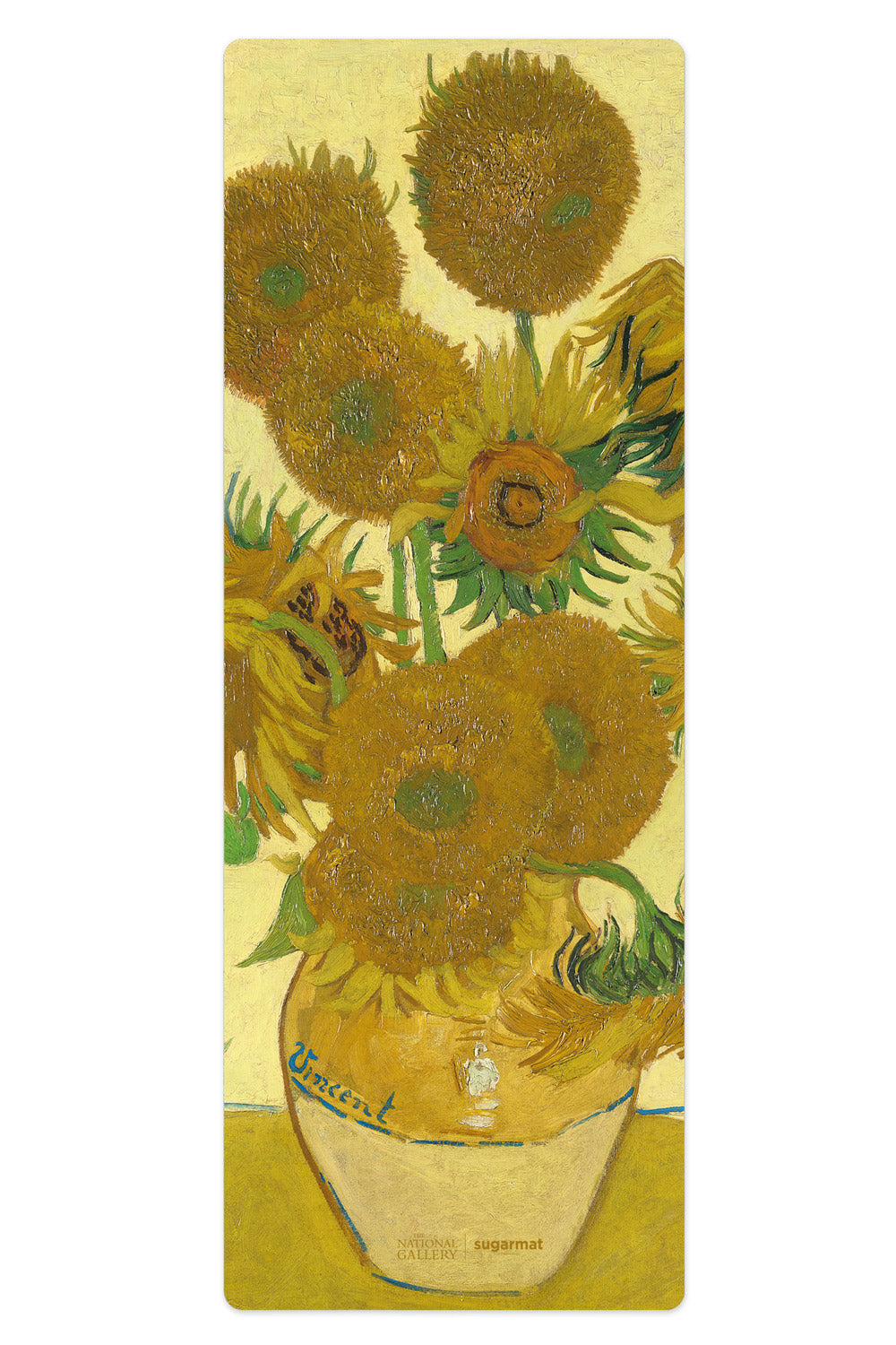 Sunflowers by Vincent Van Gogh - Suede Yoga Mat (1MM)