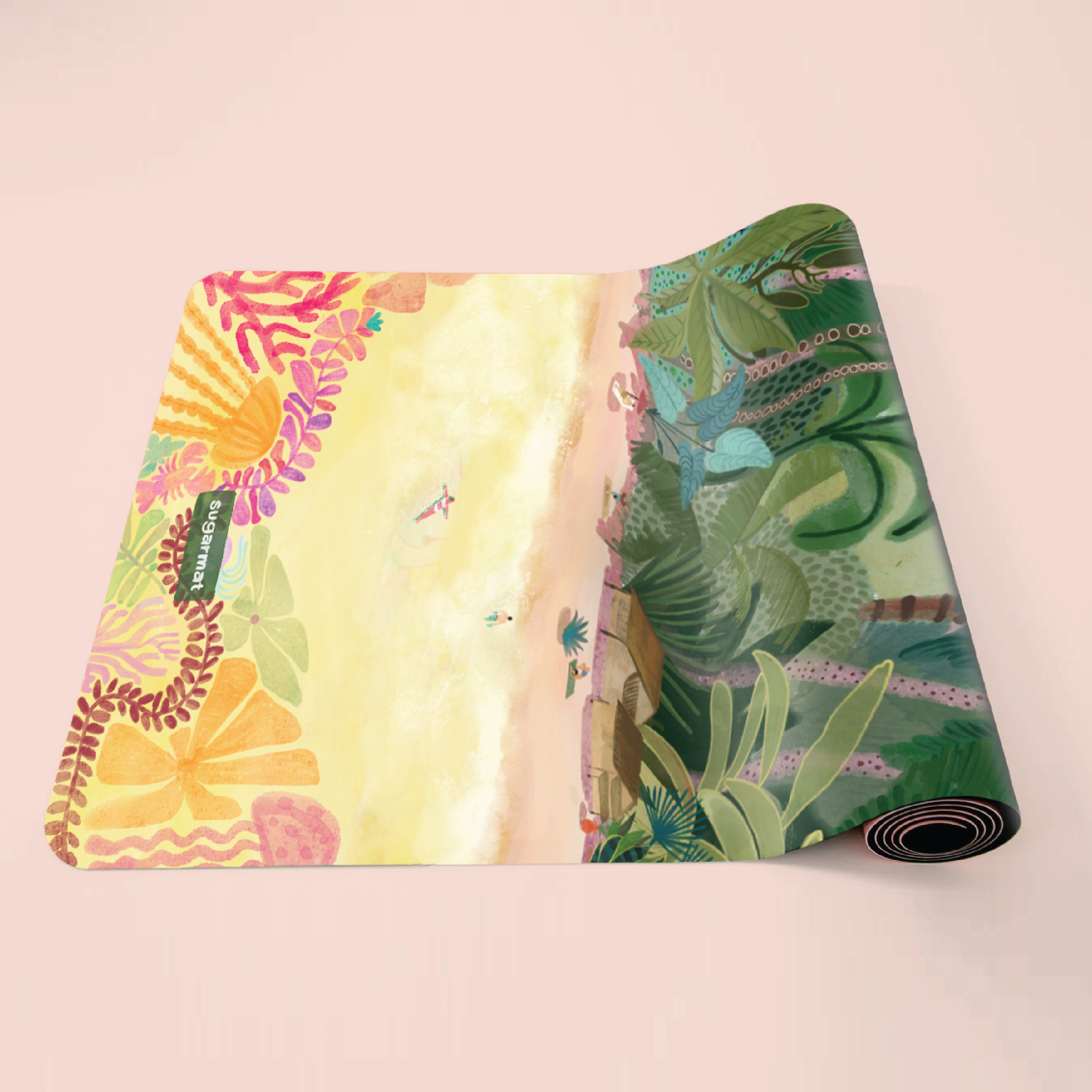 Tides & Twilight Suede Yoga Mat (1MM)