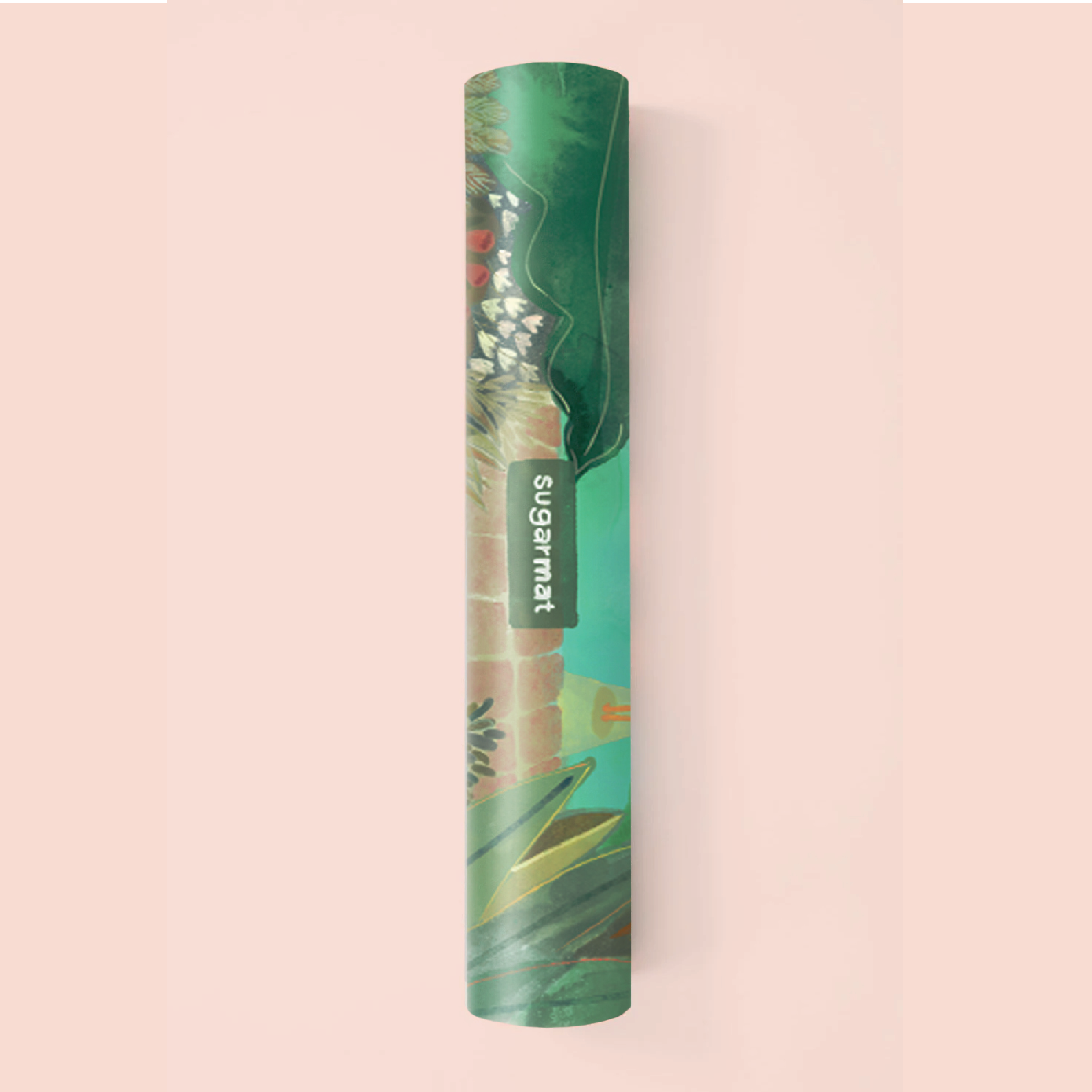 Sunlit Sanctuary  - Suede Yoga Mat (1MM)