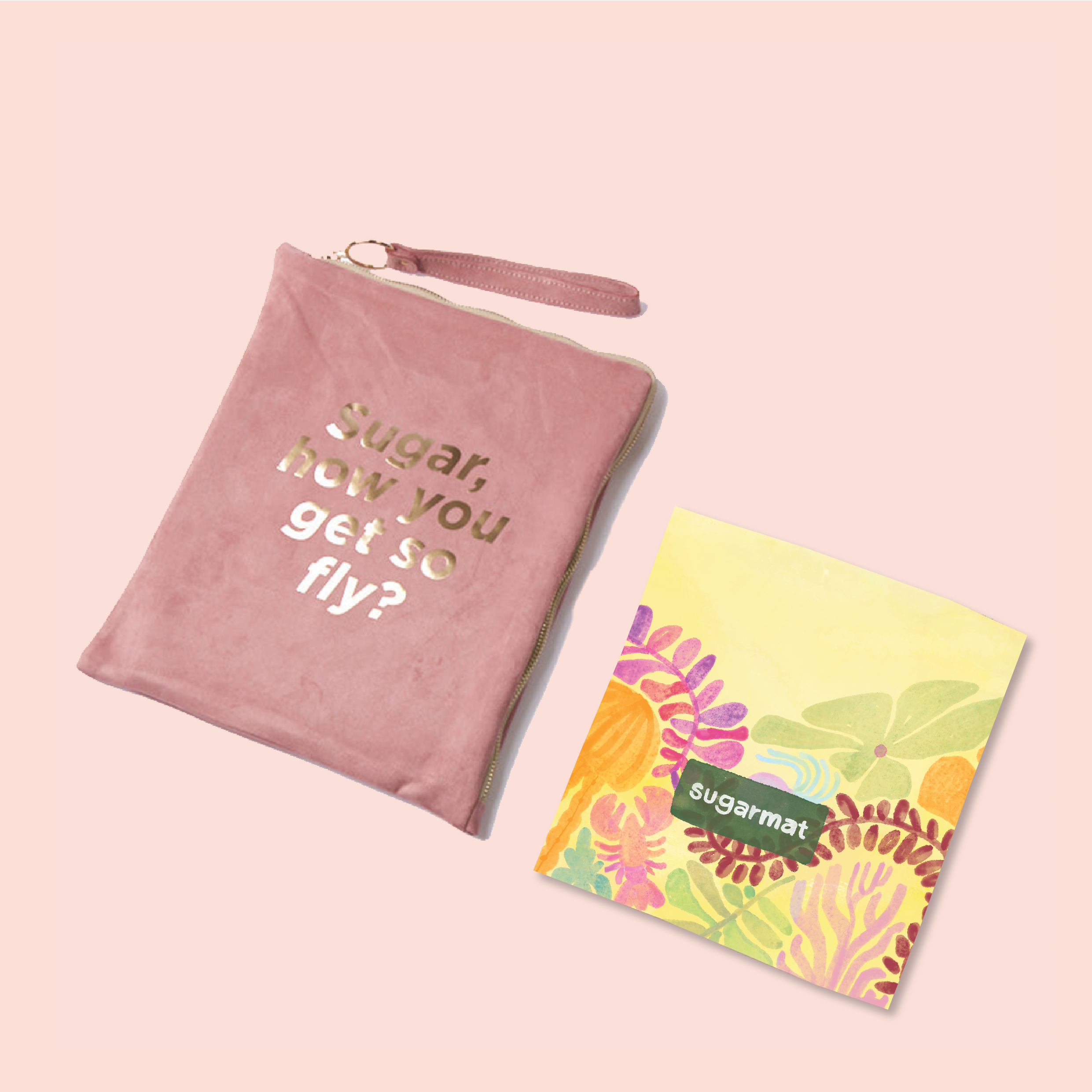 Tides & Twilight Suede Yoga Mat (1MM)