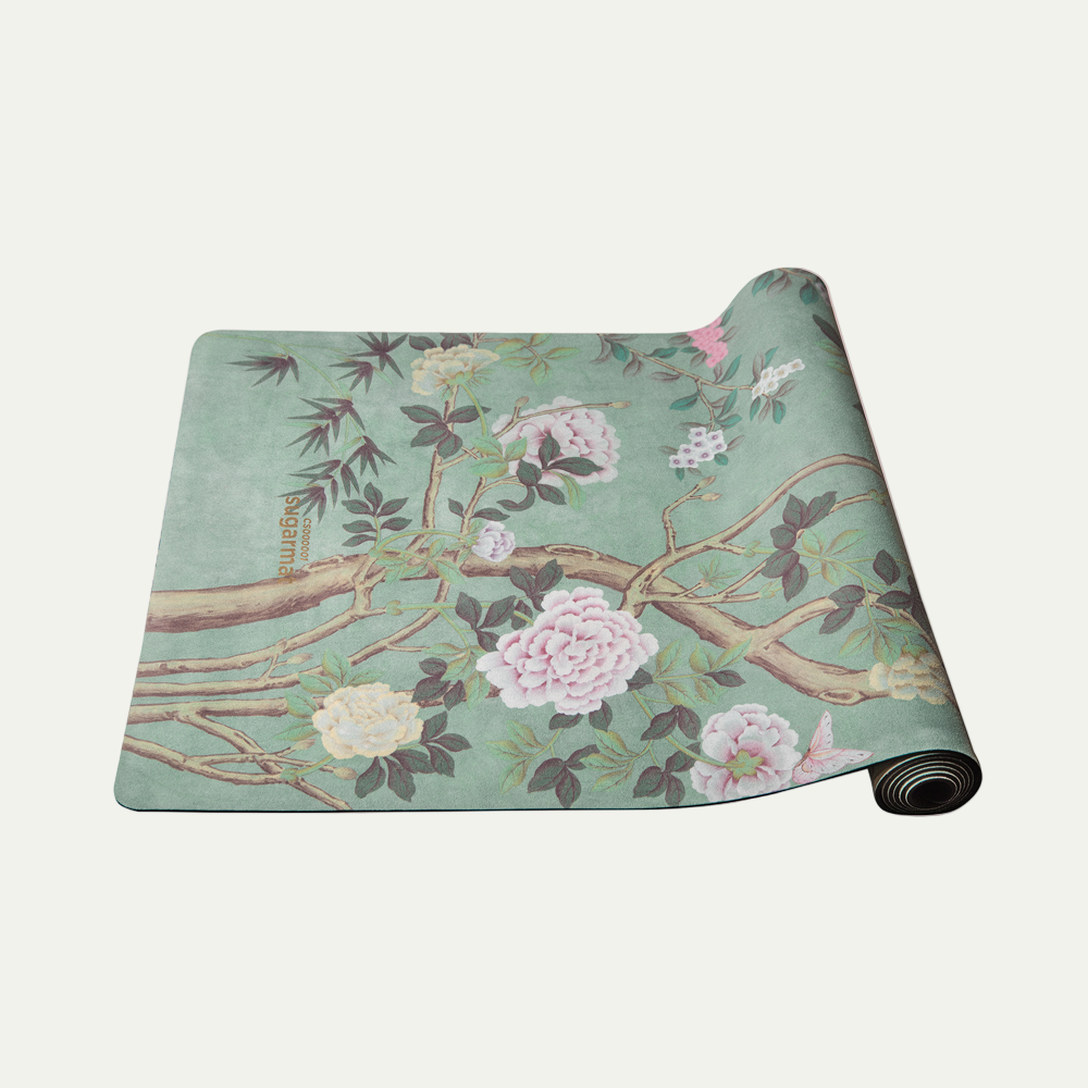 Jade panel 3 - Suede Yoga Mat (3MM) - Sugarmat