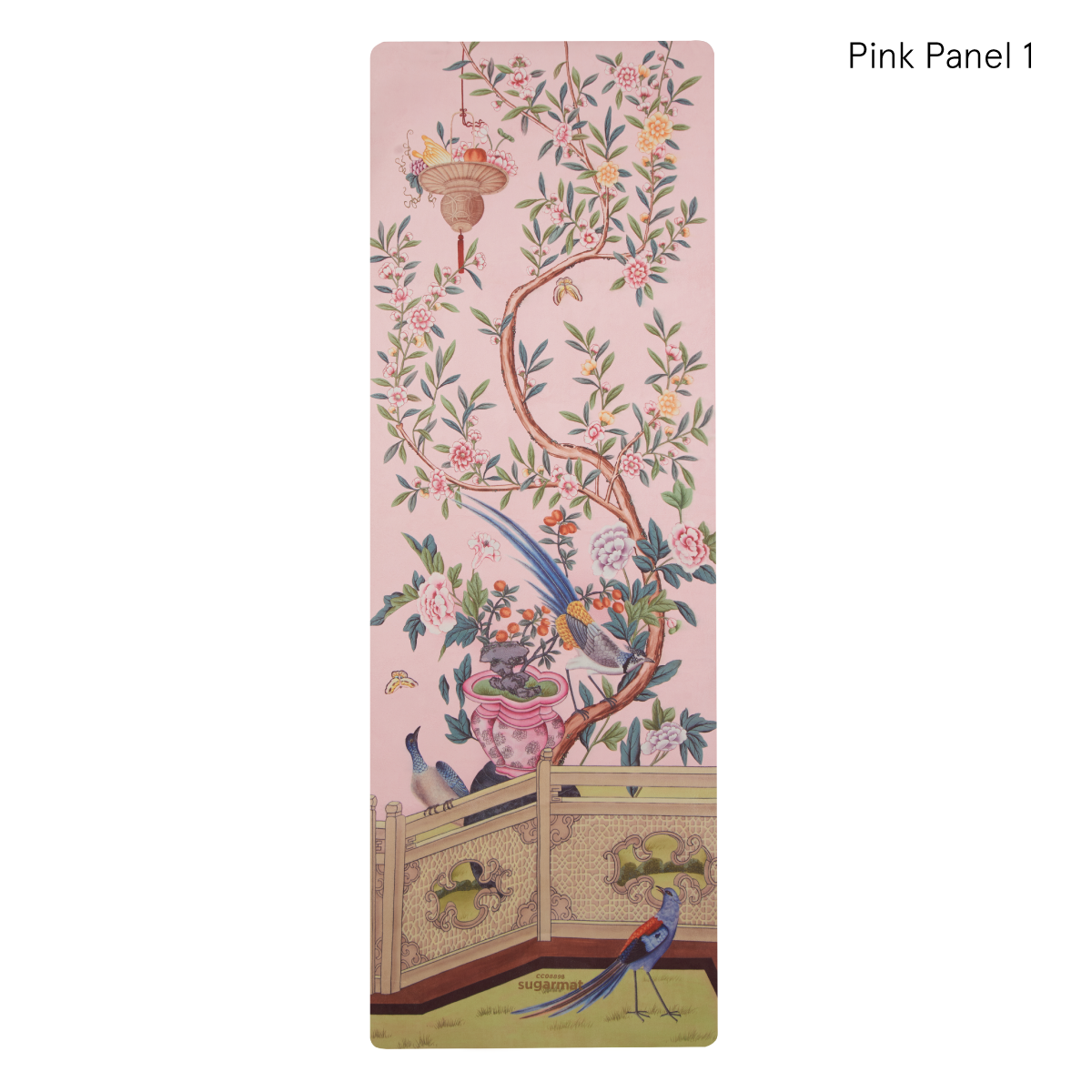 Chinoiserie - Suede Travel Yoga Mat (1MM) - Sugarmat