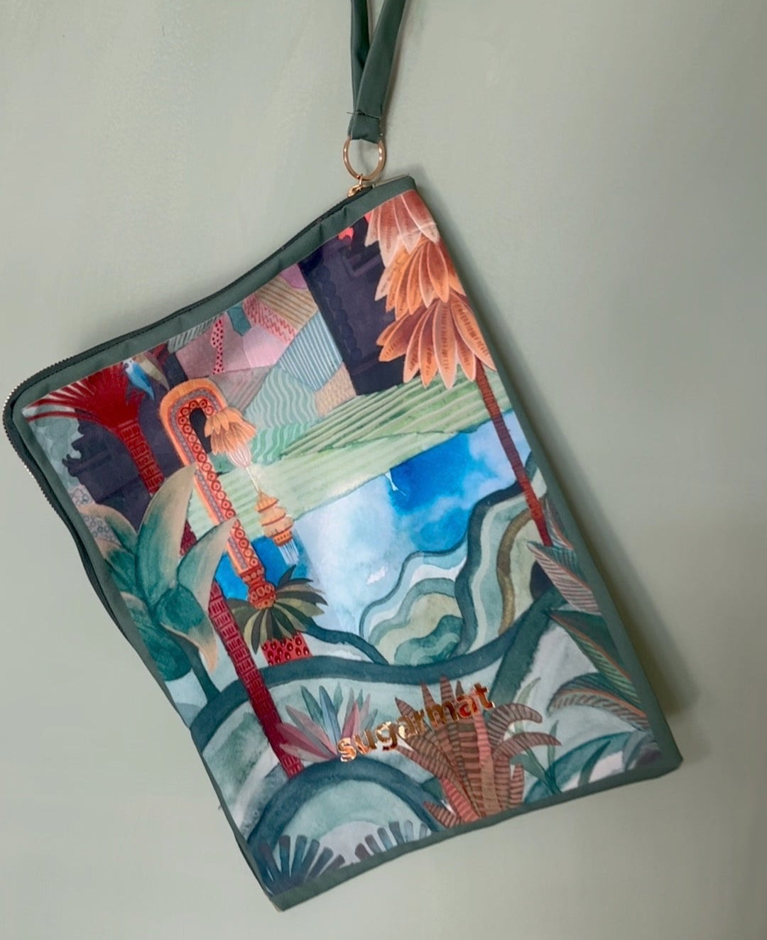 Sunlit Sanctuary  - Suede Yoga Mat (1MM)