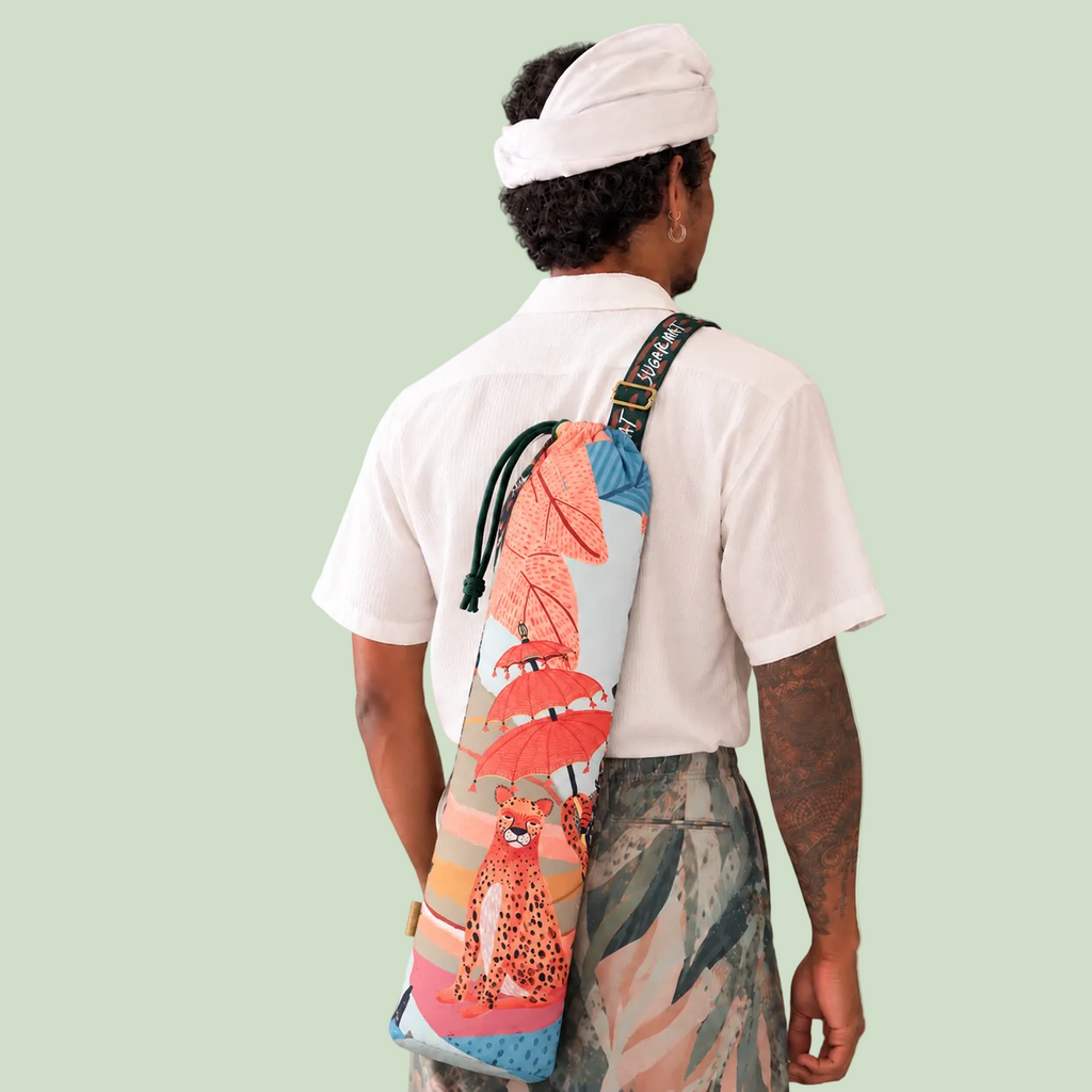 Resort Clutch Yoga Bag – Tas Pembawa Matras Yoga Mewah dengan Saku & Kotak Hadiah