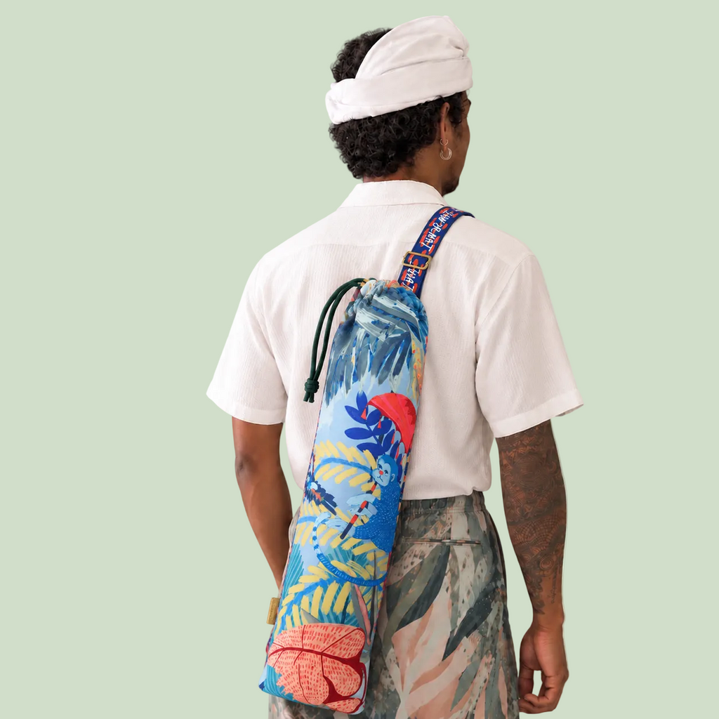 Resort Clutch Yoga Bag – Tas Pembawa Matras Yoga Mewah dengan Saku & Kotak Hadiah