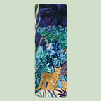 Spotted Savannah | Suede Travel Yoga Mat (1MM) | Lightweight Rubber Base