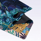Spotted Savannah | Suede Travel Yoga Mat (1MM) | Lightweight Rubber Base