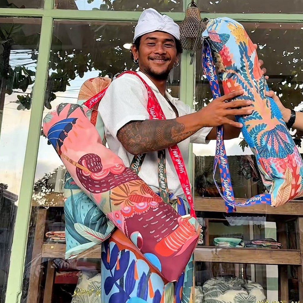 Resort Clutch Yoga Bag – Tas Pembawa Matras Yoga Mewah dengan Saku & Kotak Hadiah