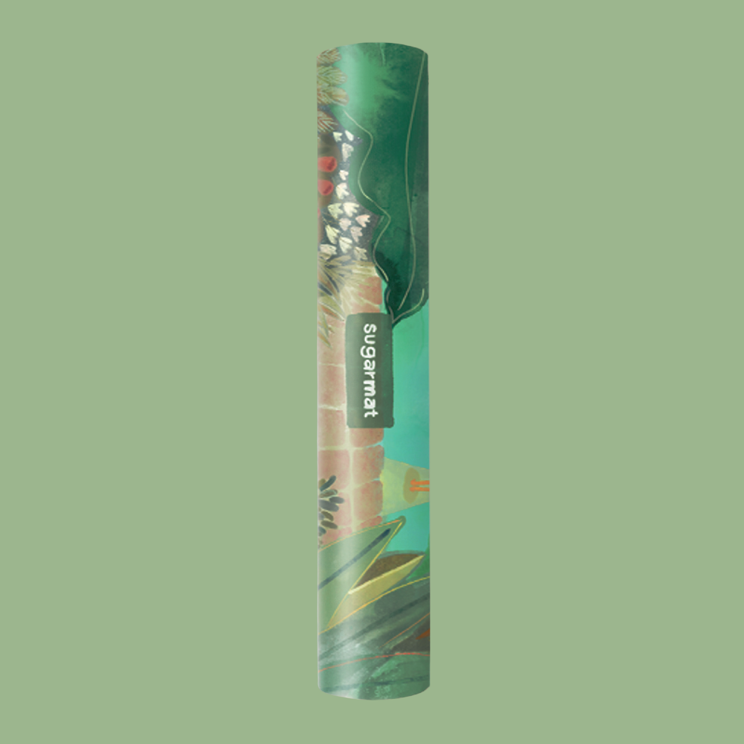 Sunlit Sanctuary  - Suede Yoga Mat (3MM)