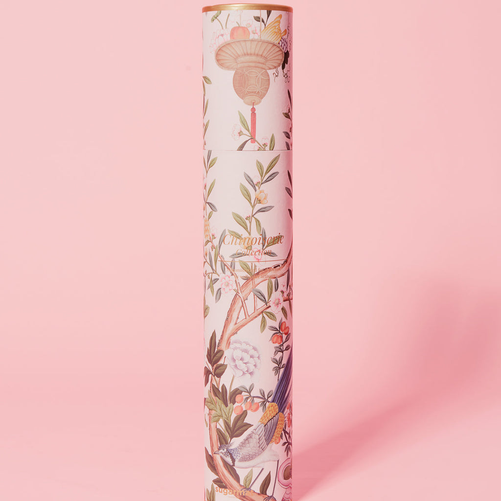 Pink Pampas panel 1 - Suede Yoga Mat (3MM) - Sugarmat