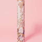 Pink Pampas panel 1 - Suede Yoga Mat (3MM) - Sugarmat