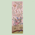 Pink Pampas Panel 1 | Mat Yoga Travel Suede (1MM) | Dasar Karet Ringan