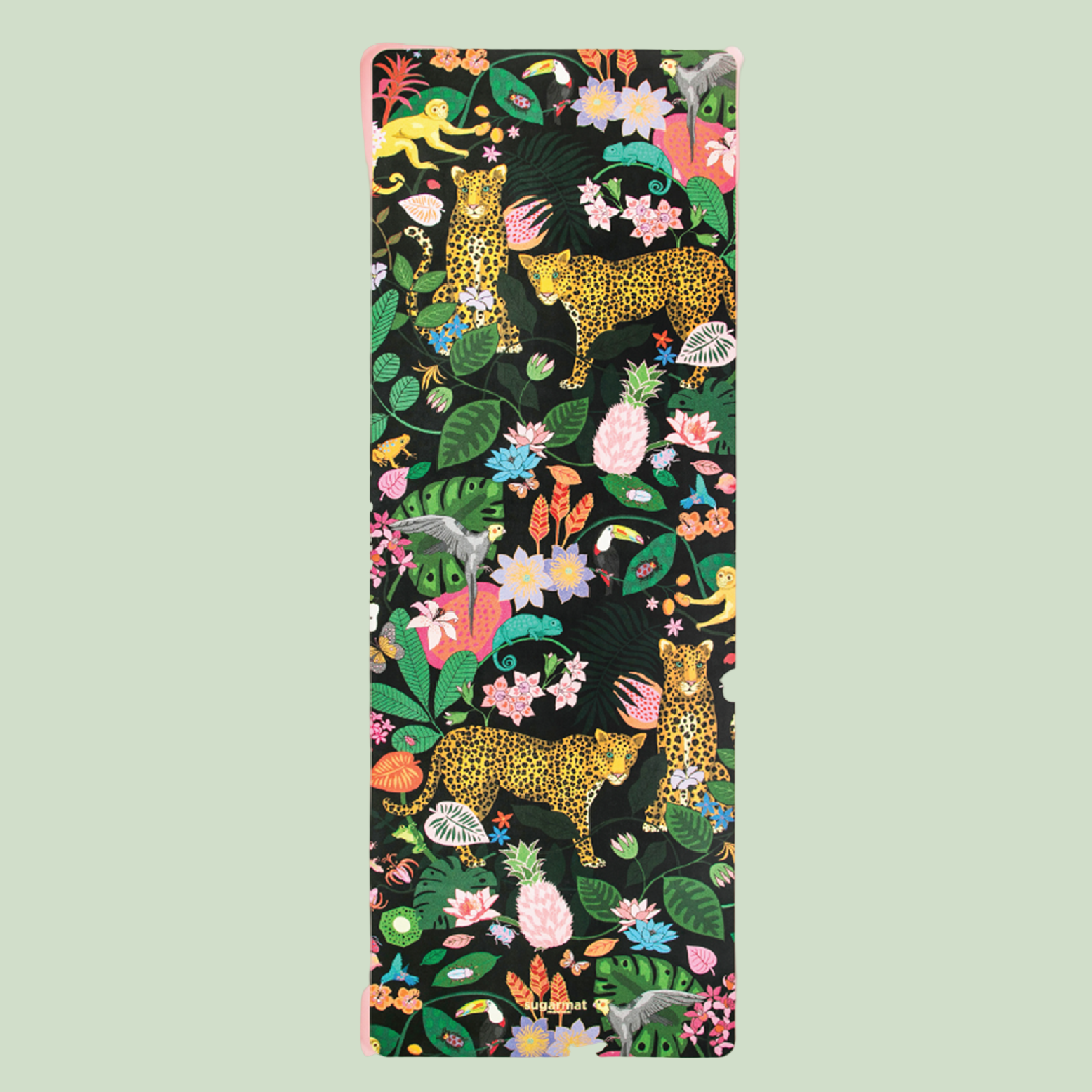 The Spotty Paradise  - Travel Suede Yoga Mat (1MM)