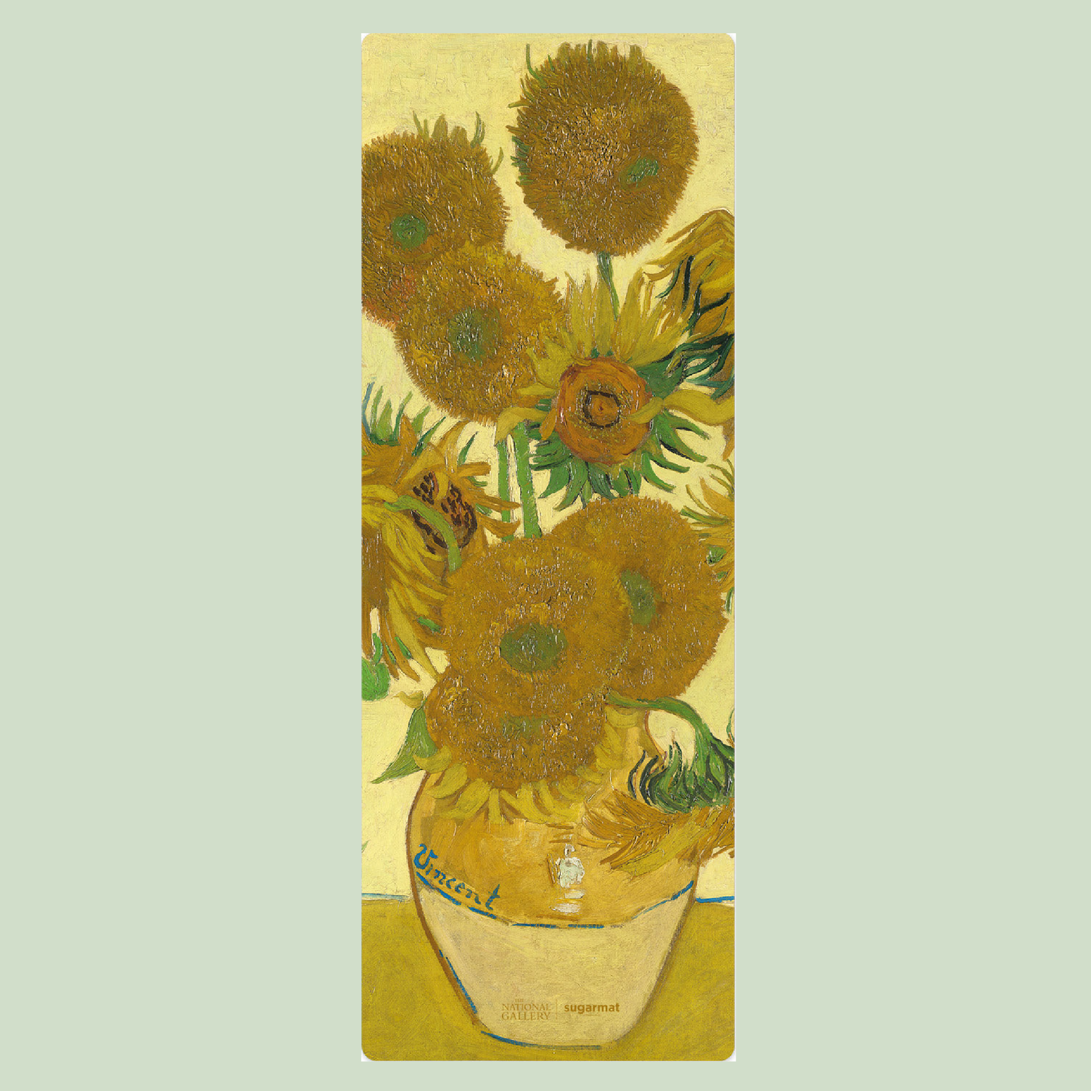 Sunflowers by Vincent Van Gogh - Suede Yoga Mat (1MM)